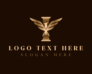 Luxury Eagle Letter I logo