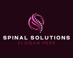 Spine Body Chiropractor logo design