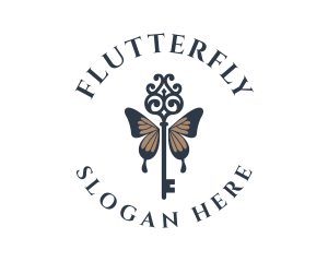 Luxury Butterfly Key logo
