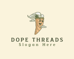 Dope Paper Weed logo design