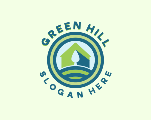 Lawn Hill House logo design