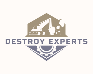 Demolition Excavator Machine logo