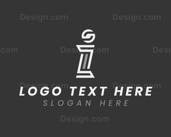 Modern Startup Letter I Logo