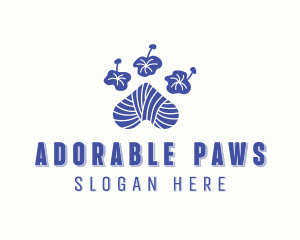 Paw Yarn Alteration logo design