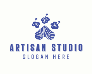 Paw Yarn Alteration logo design