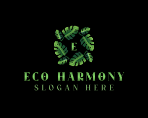 Eco Nature Leaf logo design