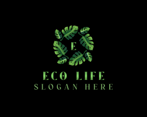 Eco Nature Leaf logo design