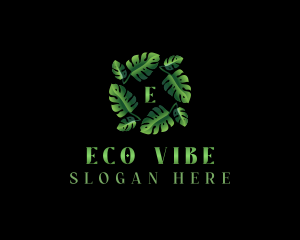 Eco Nature Leaf logo design