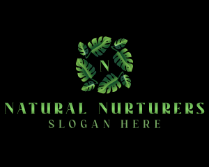 Eco Nature Leaf logo design