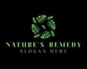 Eco Nature Leaf logo design