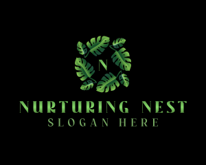 Eco Nature Leaf logo design