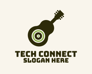 Guitar Subwoofer Music Logo