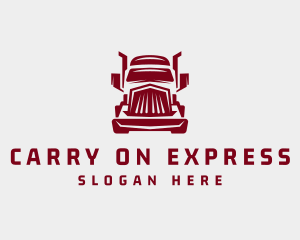 Red Express Trucking logo design