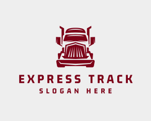 Red Express Trucking logo design