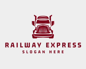 Red Express Trucking logo design