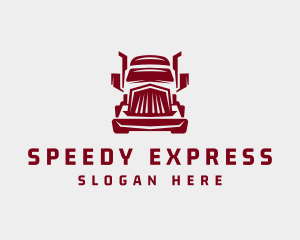 Red Express Trucking logo design