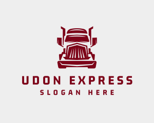 Red Express Trucking logo design