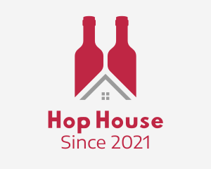 Wine House Cellar  logo design