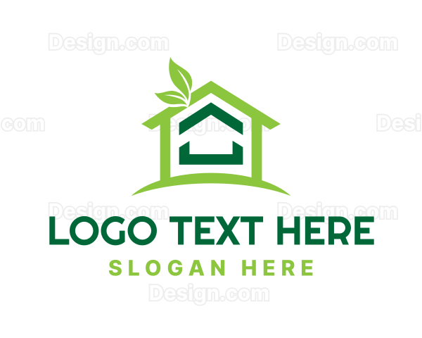 Sustainable Home Construction Logo