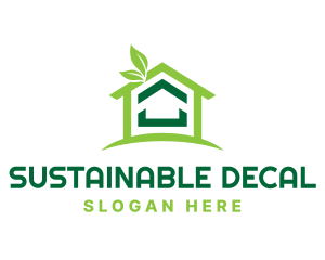 Sustainable Home Construction logo design