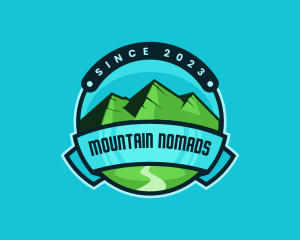 Outdoor Mountain Valley logo design