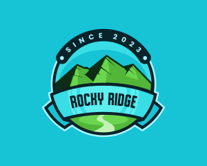 Outdoor Mountain Valley logo design