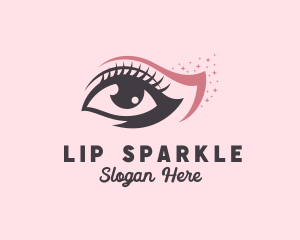 Eyelash Beauty Sparkle logo design