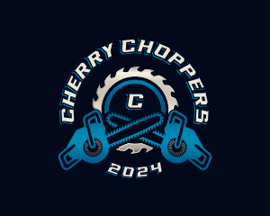 Industrial Chainsaw Cutter logo design