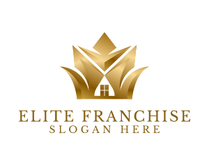 Classy Golden House logo design