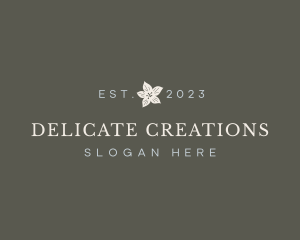 Luxury Flower Company logo design