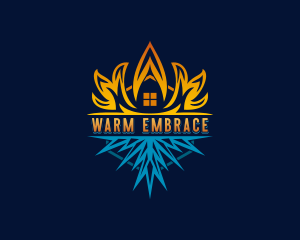 HVAC Thermal Ventilation logo design