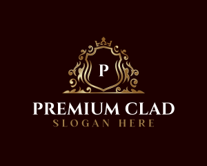 Premium Crown Shield logo design