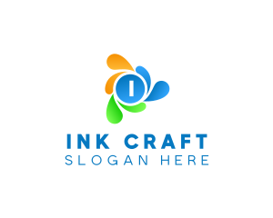 Ink Paint Splash logo