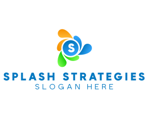 Ink Paint Splash logo