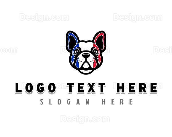 French Bulldog Pet Logo