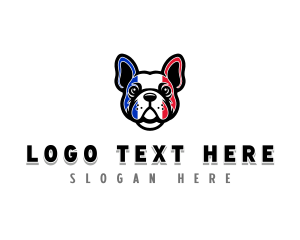 French Bulldog Pet logo