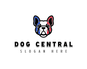 French Bulldog Pet logo design