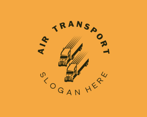 Fast Truck Cargo Delivery logo design