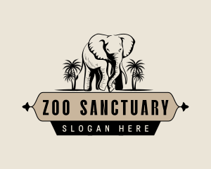 Wildlife Elephant Jungle logo design