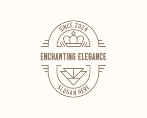 Regal Crown Elegant logo design