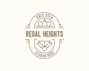 Regal Crown Elegant logo design