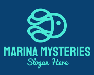 Ocean Marine Jellyfish logo