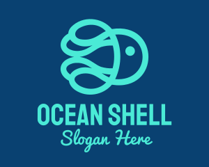 Ocean Marine Jellyfish logo design