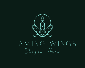  Leaf Candle Decor logo design