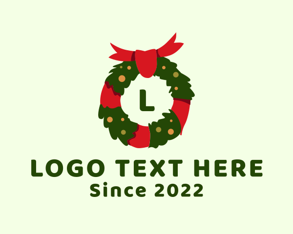 Christmas Wreath Decor logo