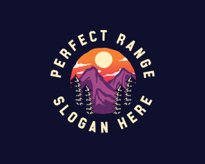 Mountain Adventure Hiking logo design