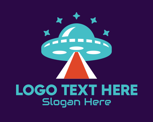 Spaceship logo example 4