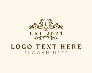 Elegant Garden Wedding Logo