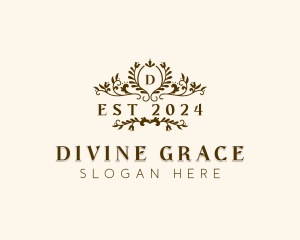 Elegant Garden Wedding logo design