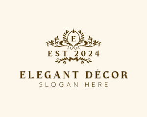 Elegant Garden Wedding logo design